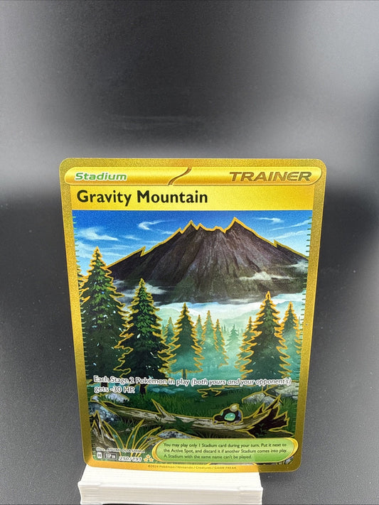 Gravity Mountain Hyper Rare 250/191 Pokemon Card - SV08: Surging Sparks - NM
