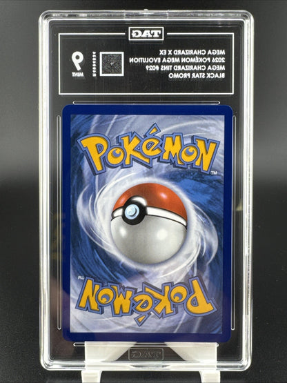 2026 Pokemon Mega Charizard X ex 029 Me: Mega Evolution Promo Holo TAG 9