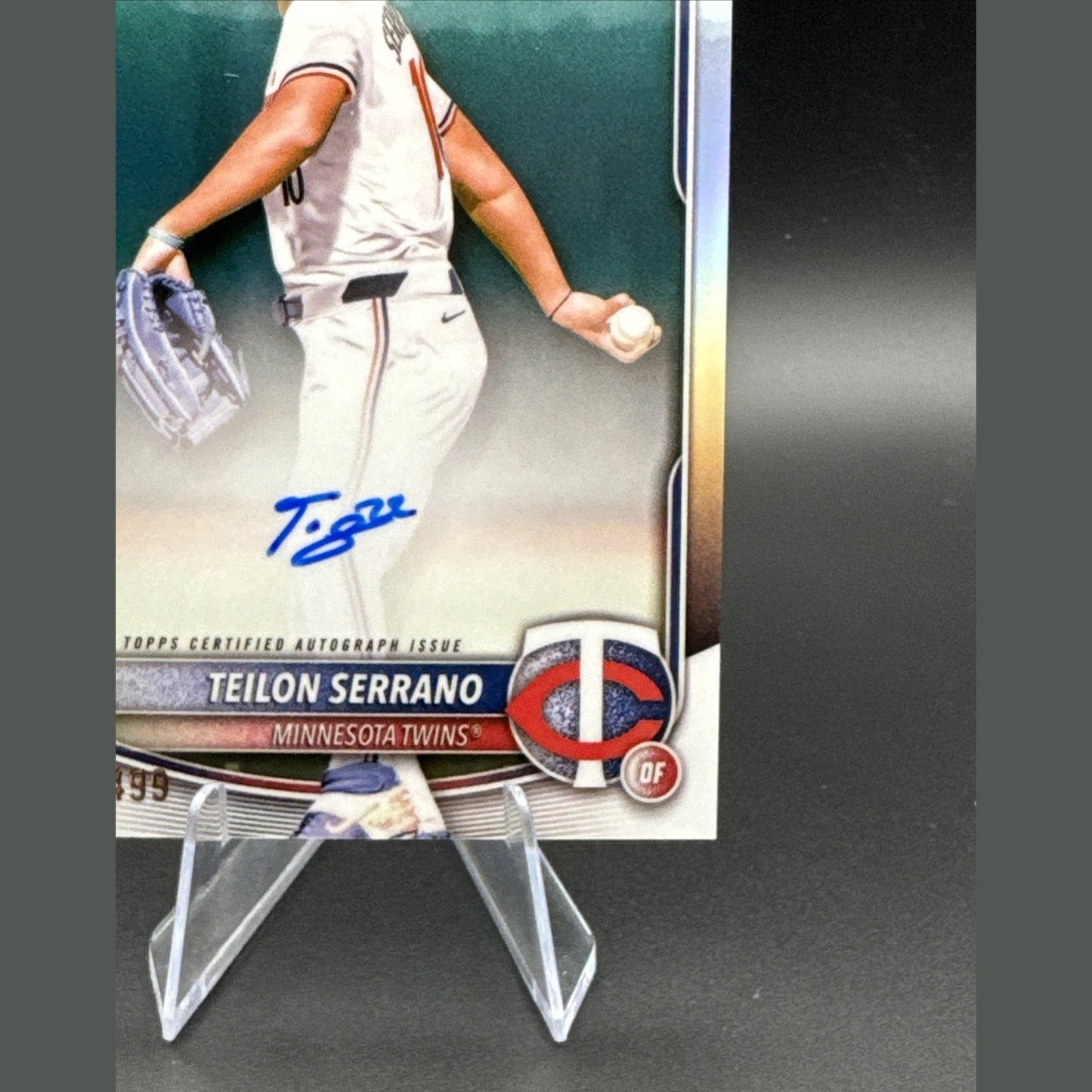 2025 Bowman Chrome Teilon Serrano Autograph 1st Prospect 351/499 #CPS-TS