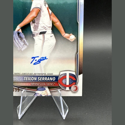 2025 Bowman Chrome Teilon Serrano Autograph 1st Prospect 351/499 #CPS-TS