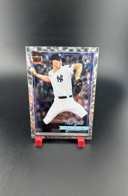 2026 Topps Series 1 - 1991 Topps Baseball Cam Schlittler #T91-86 Crackle