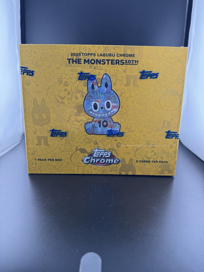 2025 TOPPS LABUBU CHROME The Monsters 10th Anniversary Hobby Box (&)