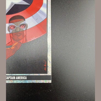 2025 Panini Marvel Anthology Sam Wilson Is Captain America  Marble Holo /25 #89