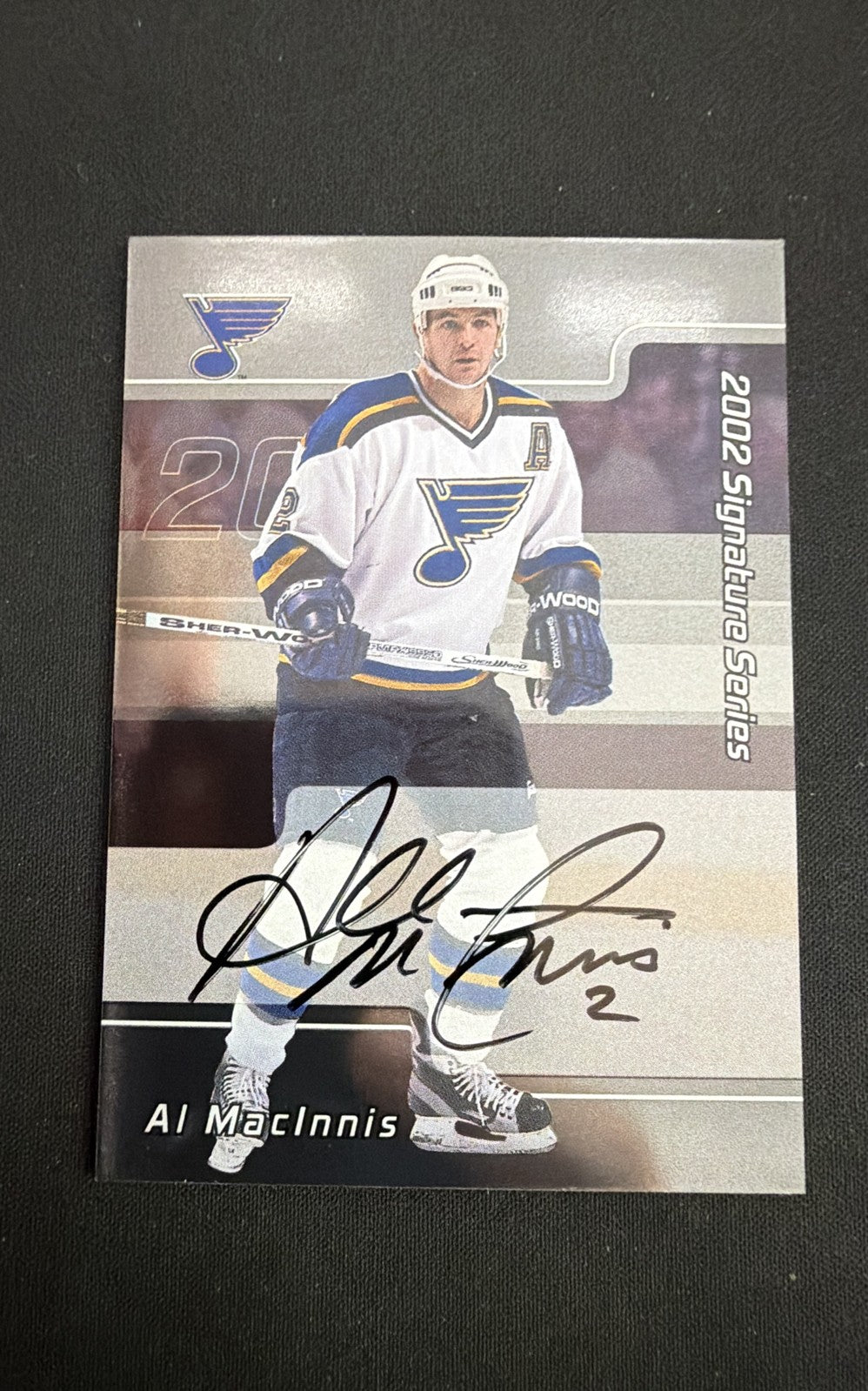 2001-02 In the Game Be A Player Signature Series - Al MacInnis #LAM...