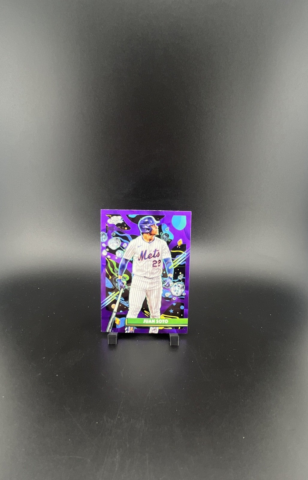 2025 Topps Cosmic Chrome - Juan Soto #143 Purple Nebula Refractor /150