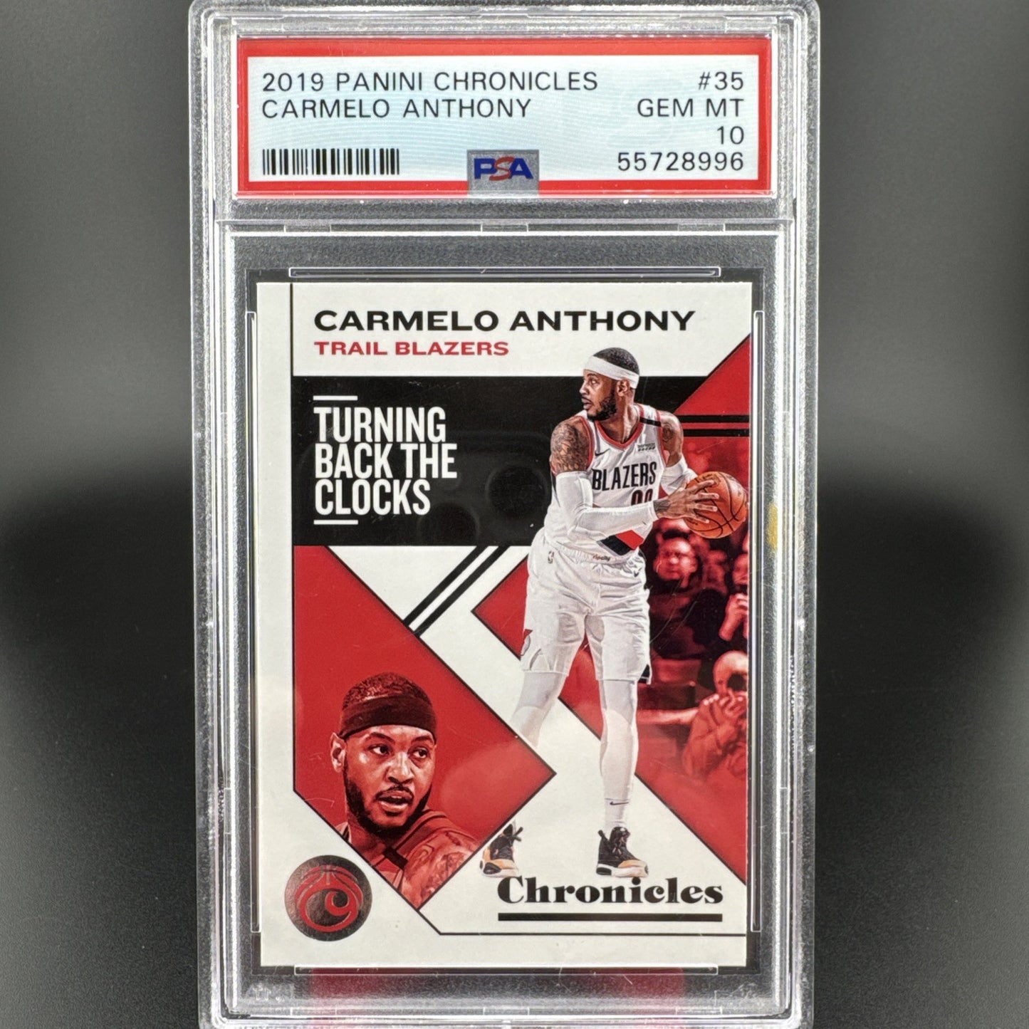 2019-20 Panini Chronicles - Carmelo Anthony #35 PSA 10