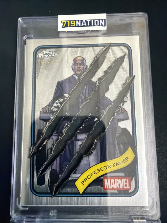 Topps Chrome Marvel Professor Xavier Clawed Variation 2025 14/20