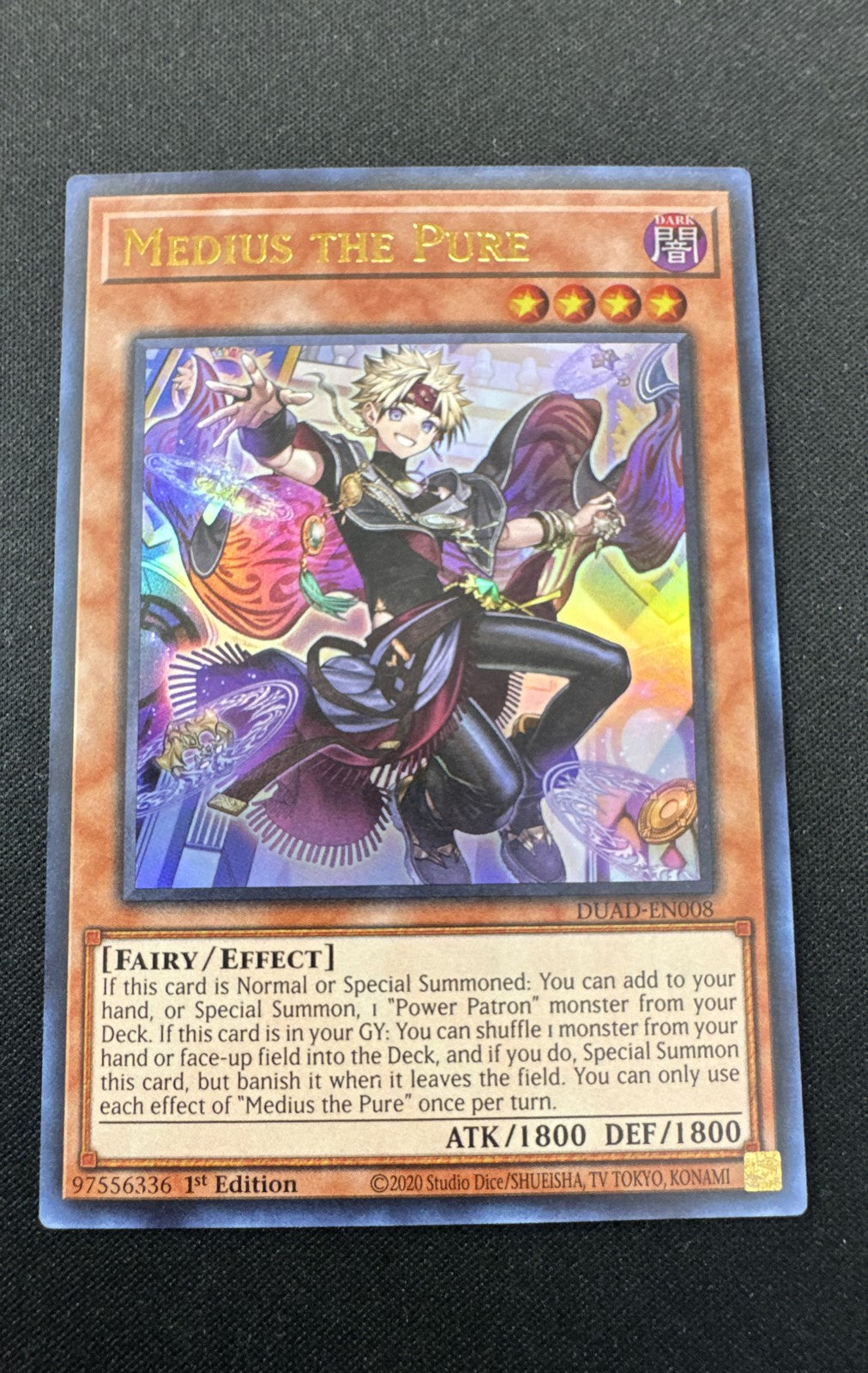 Medius the Pure DUAD-EN008 Duelist's Advance 1st Edition