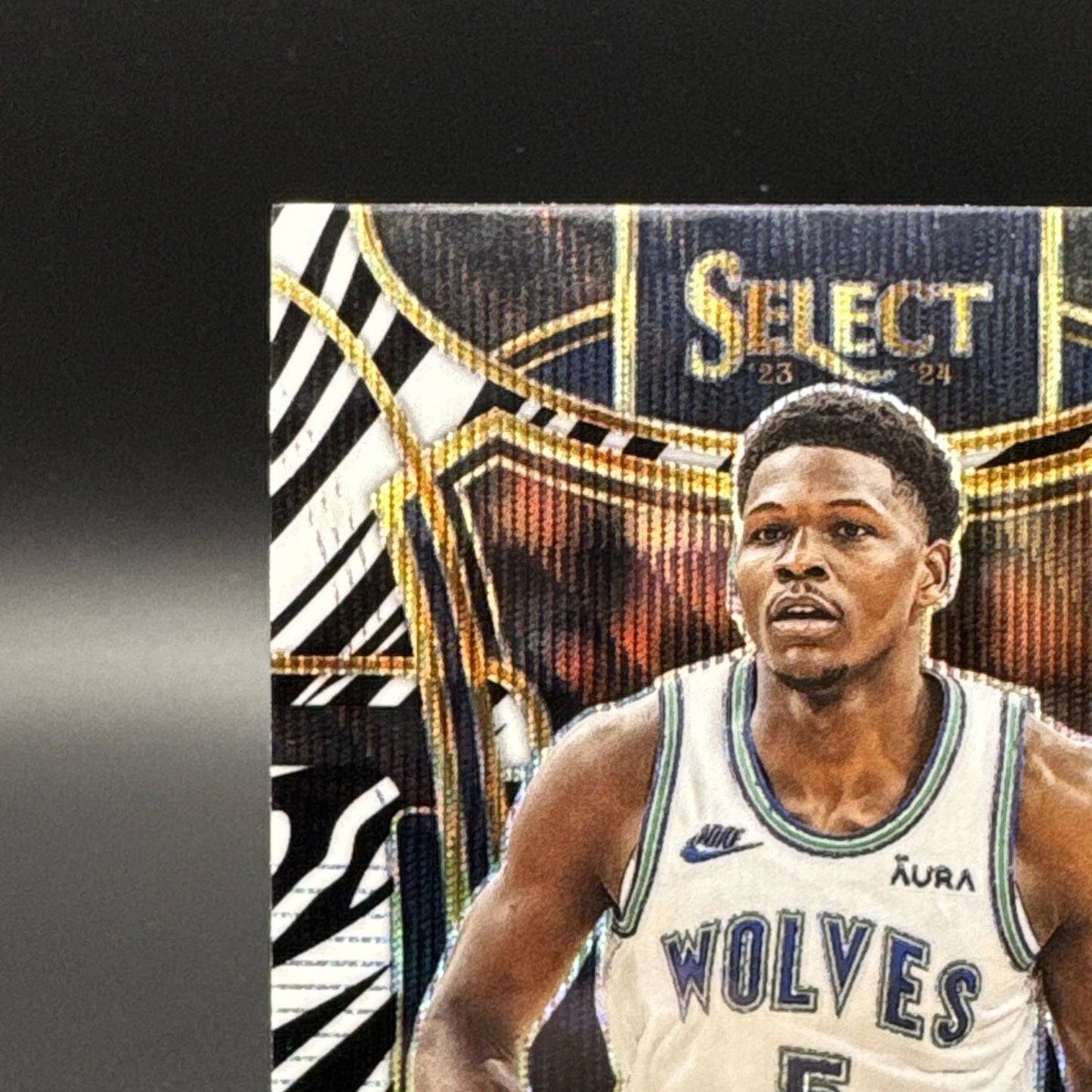 2023 Anthony Edwards Panini Select Zebra Mezzanine #364 SSP