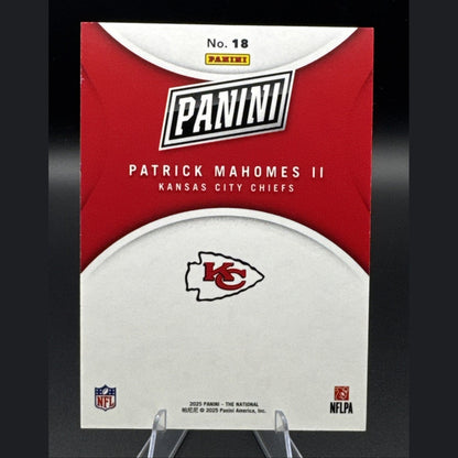 2025 The National Silver Pack Lightning Spokes #18 Patrick Mahomes 24/25 Chiefs