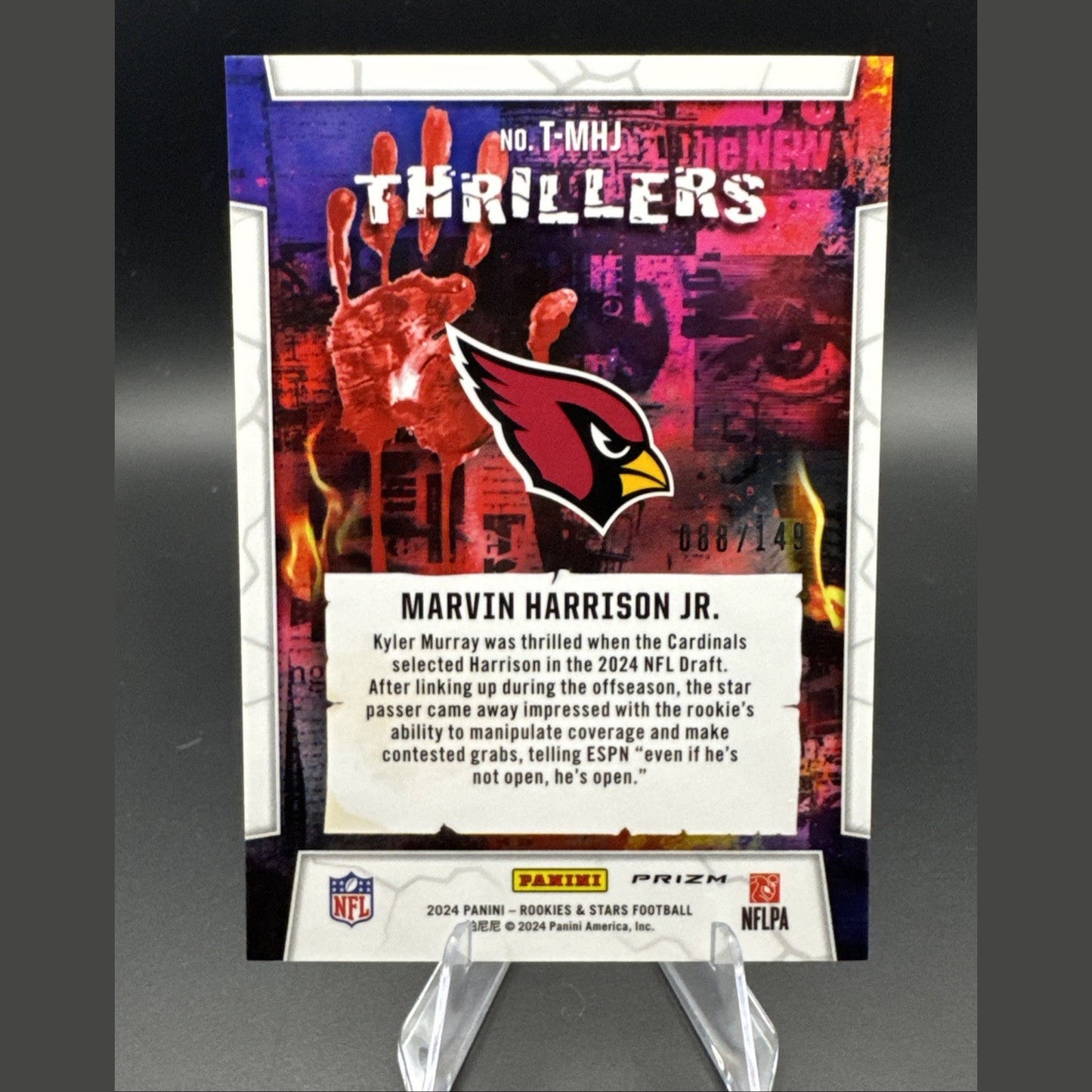 2024 Rookie & Stars Marvin Harrison Jr. Thrillers RC #T-MHJ 88/149