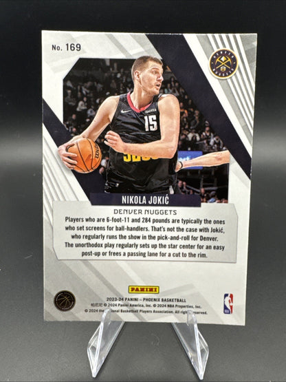 2023-24 Panini Phoenix Basketball Nikola Jokic Red Ice #169