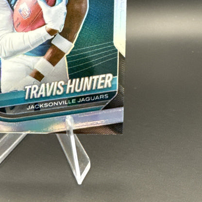 2025 Panini Prizm Travis Hunter Silver Prizm Image Variation #418 Jaguars RC