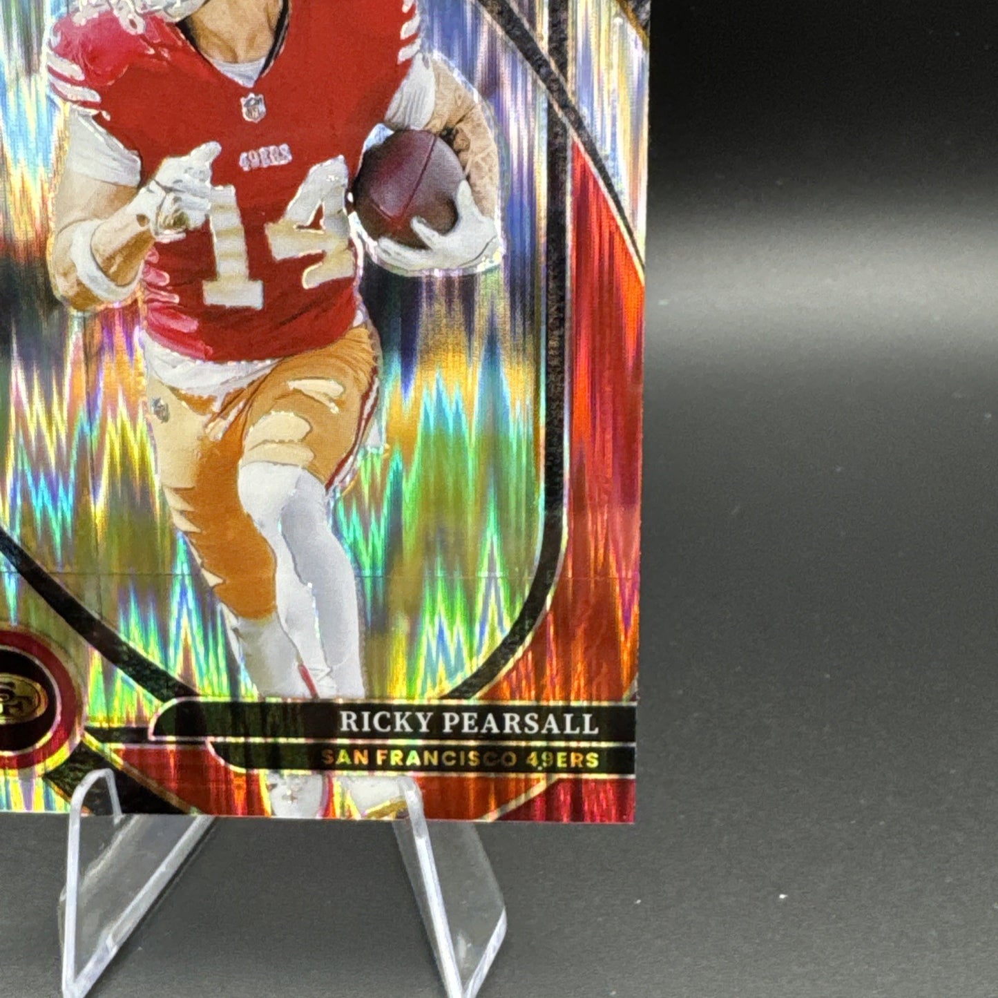 2024 Ricky Pearsall Panini Select - Club Level Red & Blue Shock Prizm #285 RC