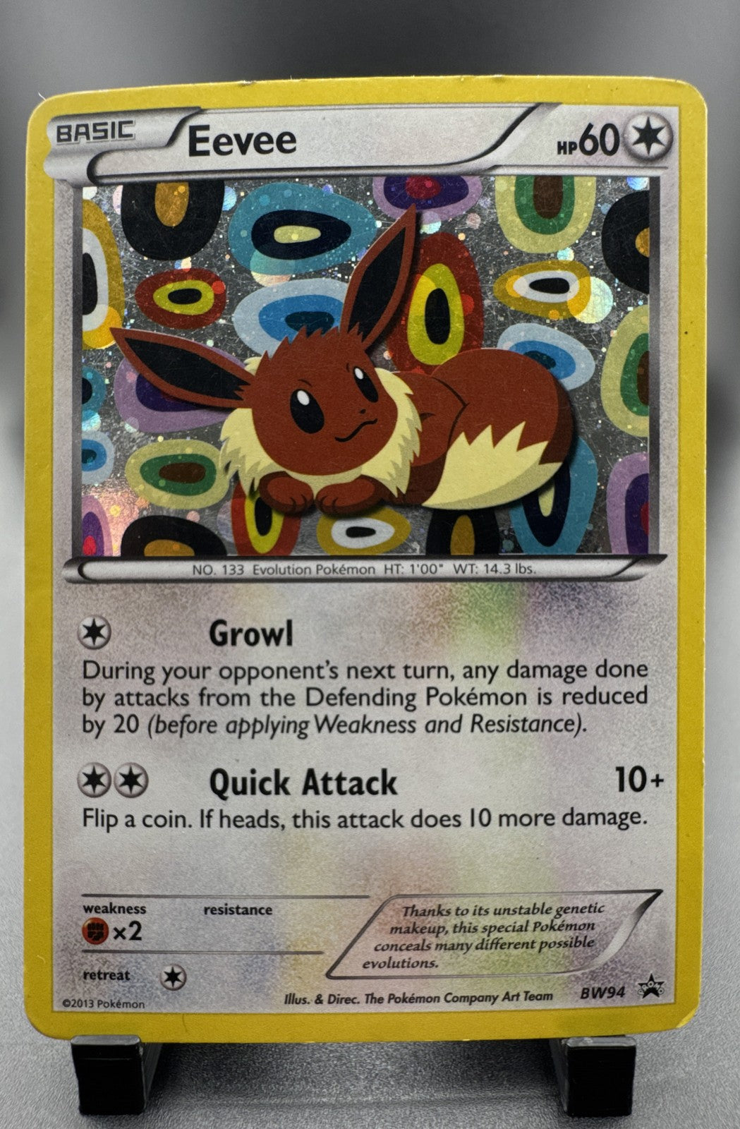 Eevee BW94 Black & White Holo