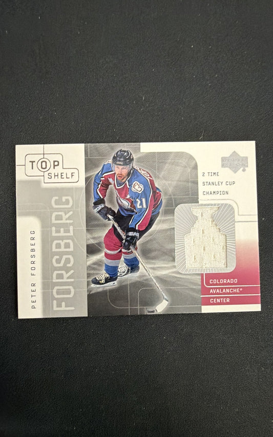 2001-02 Upper Deck Top Shelf - Game-Used Jerseys Peter Forsberg #PF (MEM)