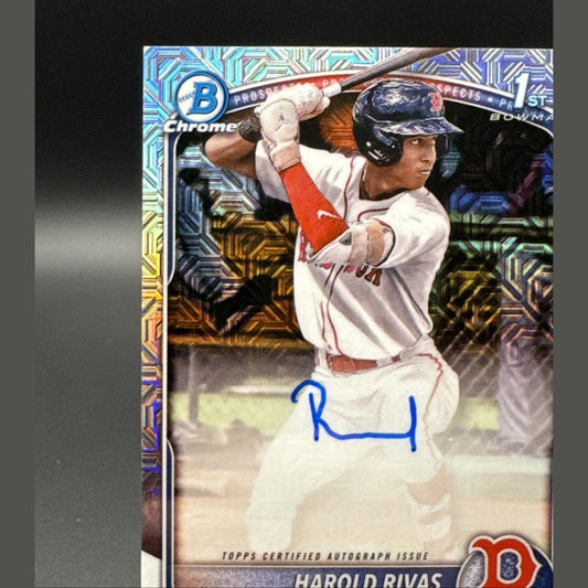 2025 Bowman Chrome Harold Rivas Auto #CPA-HR 106/150 1st Bowman
