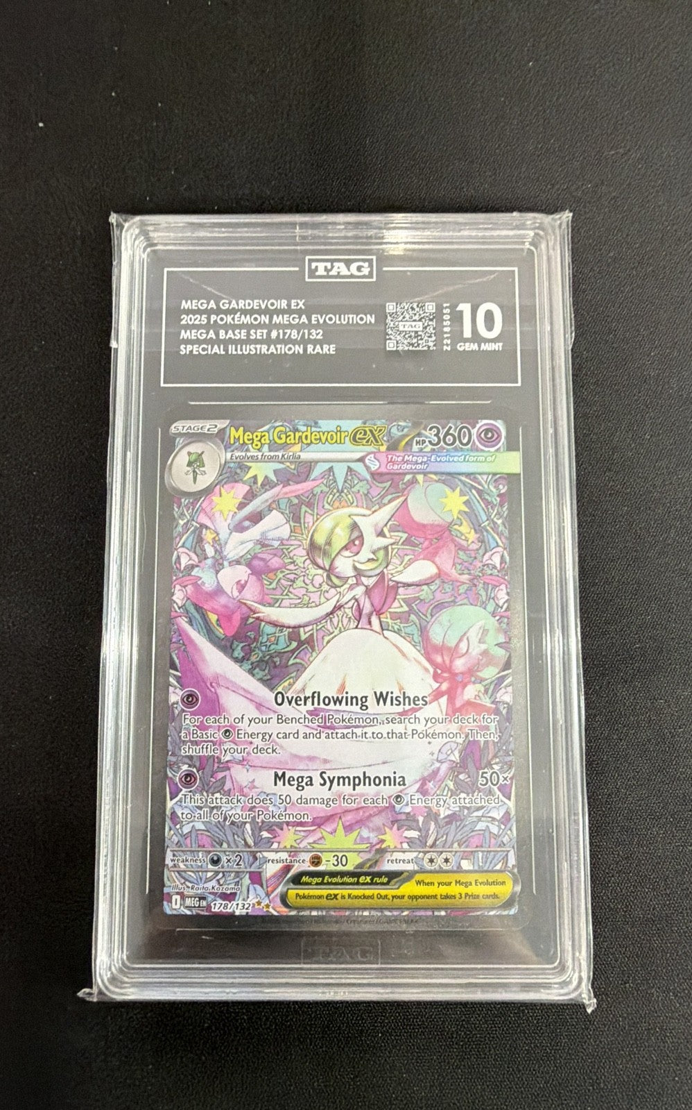 Mega Gardevoir ex 178/132 Me01: Mega Evolution Holo