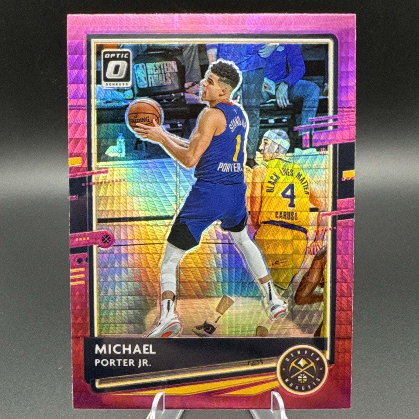 Michael Porter Jr. #75 2020 Donruss Optic Hyper Pink Denver Nuggets