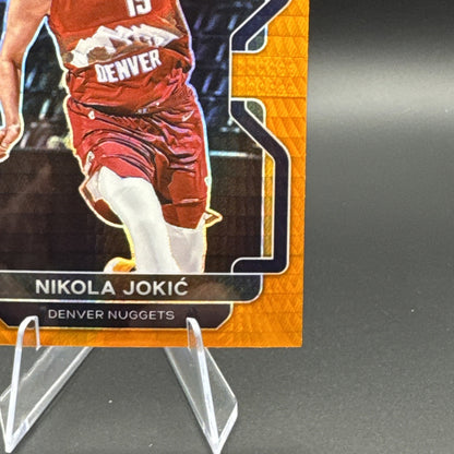 2021/22 Panini Prizm Nikola Jokic Orange Hyper Prizm SSP #32