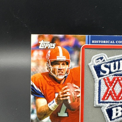 2009 Topps Postseason Patches #PPR22 John Elway SB XXIV