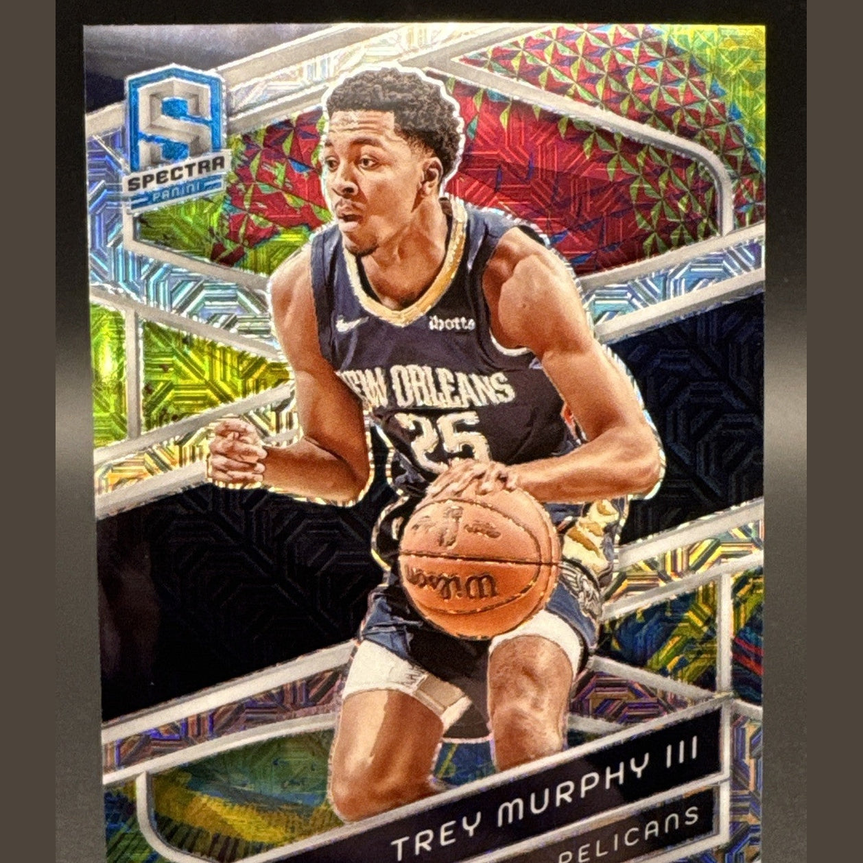 2023-24 Trey Murphy III Panini Spectra Prizm 10/25 #35 Pelicans SP