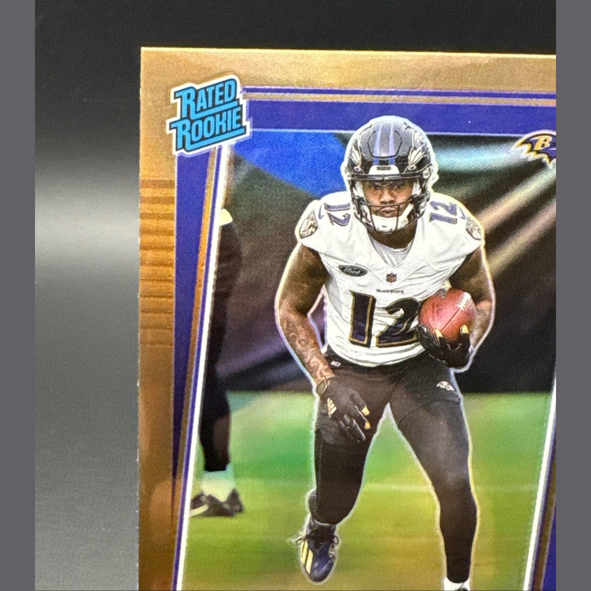 2021 Donruss Optic Rated Rookie Rashod Bateman #210 Bronze Prizm