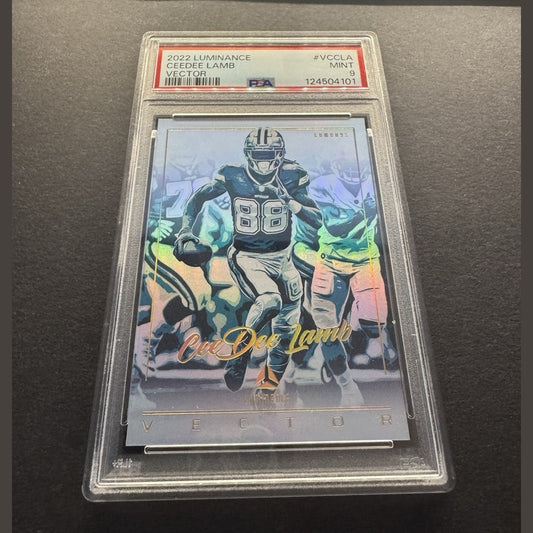 2022 Luminance Ceedee Lamb Vector #vccla Cowboys Case Hit SSP PSA 9 POP 4