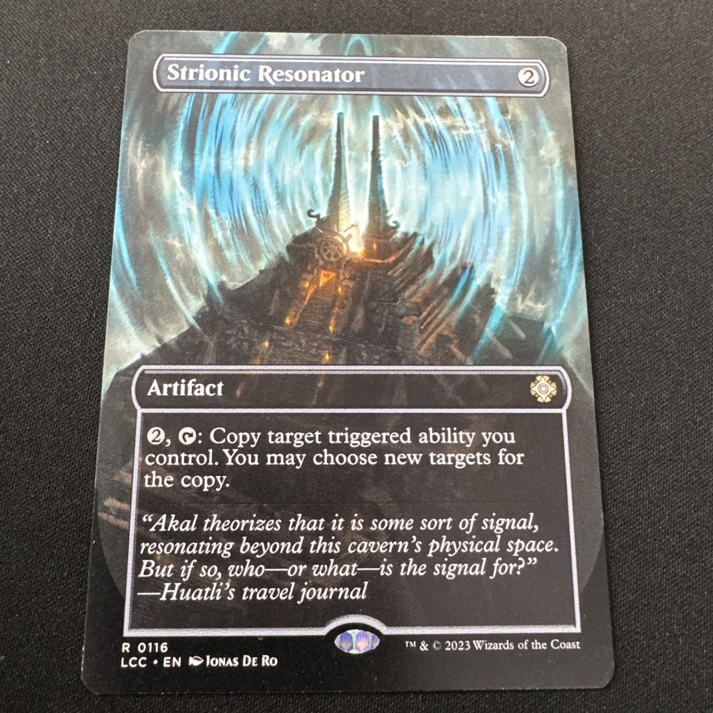 MTG Magic Strionic Resonator Borderless LCC 0116 LP (See Photos)