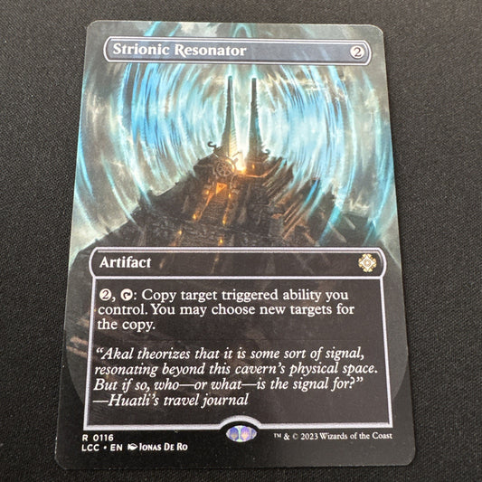 MTG Magic Strionic Resonator Borderless LCC 0116 LP (See Photos)