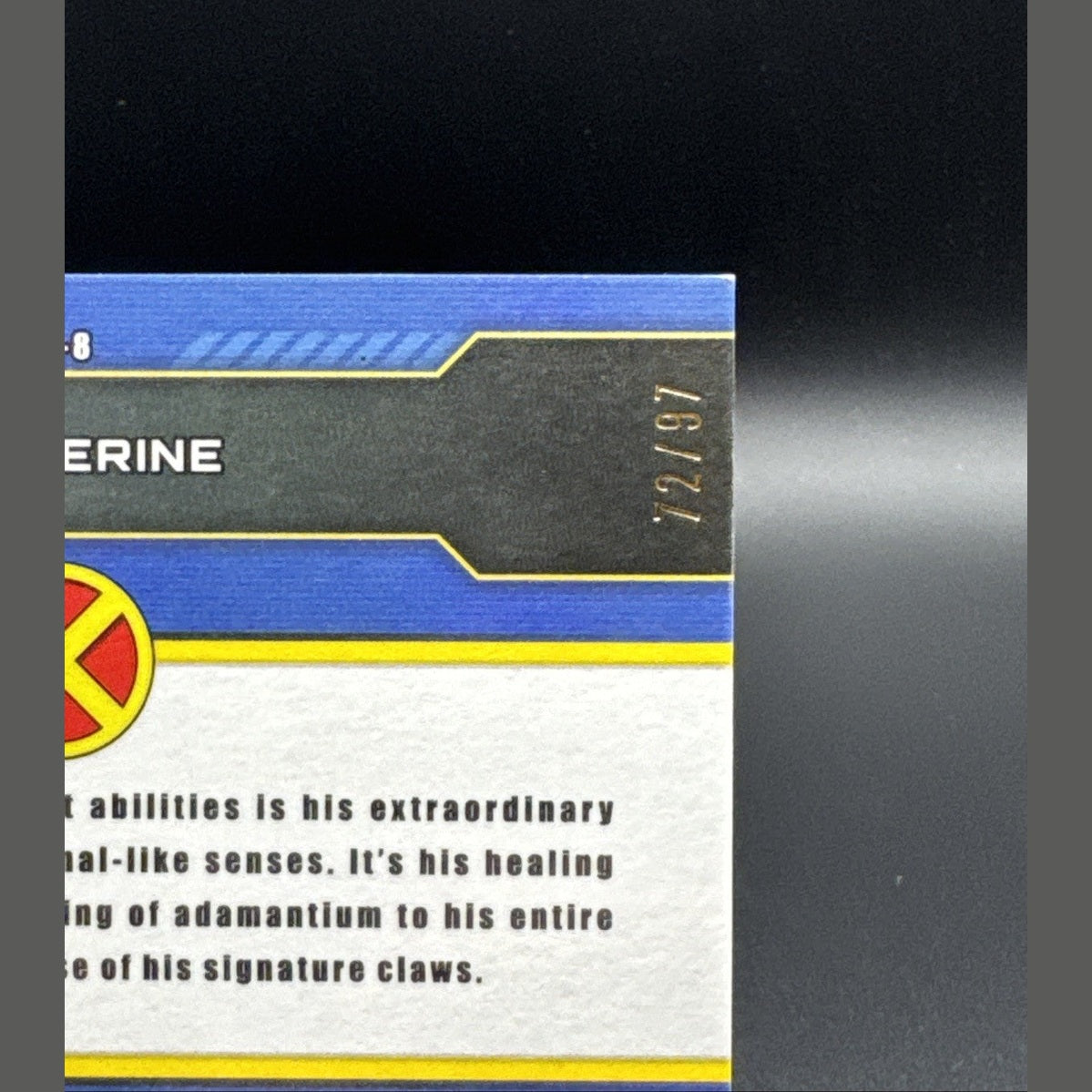 Wolverine Sentinel Scan SS-8 X-Fractor 72/97 2025 Topps Finest X-Men 97'