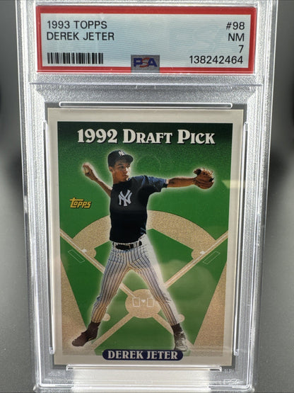 1993 Topps - Derek Jeter #98 (RC) PSA 7