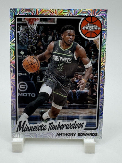 ANTHONY EDWARDS  2025-26 Topps Silver Pack 980-81 Topps Chrome Mojo TC-AE