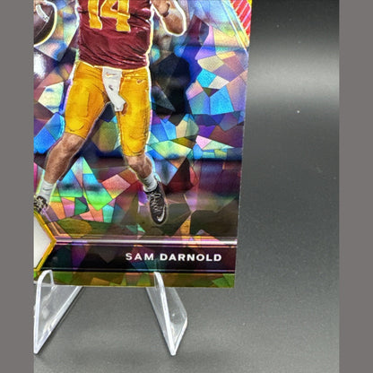 2021 Sam Darnold #29 Cracked Ice Panini Prizm Draft Picks USC Trojans Football
