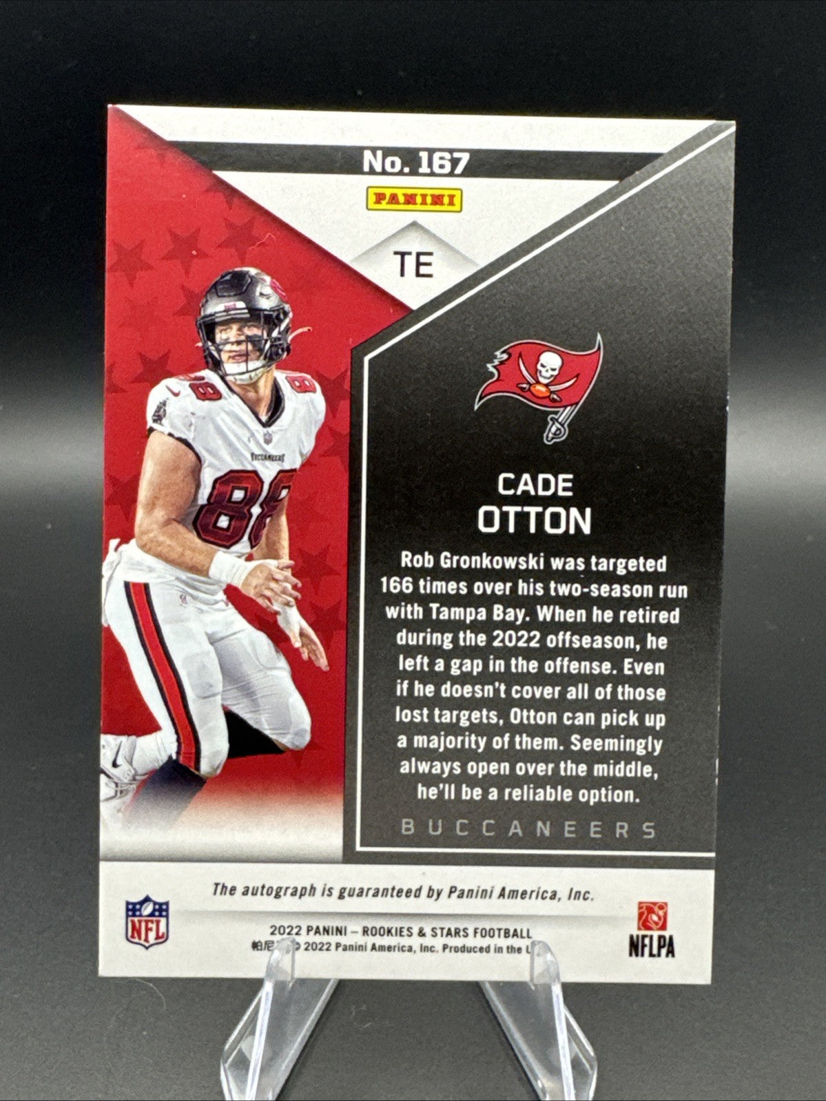 2022 Panini Rookies & Stars Rookies Signatures /299 Cade Otton #167 Auto RC