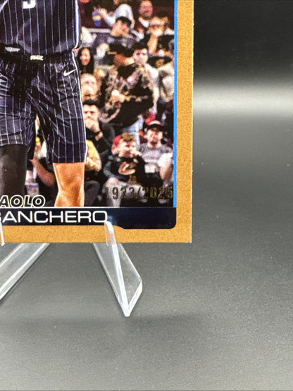 2025 Topps Basketball Paolo Banchero # 87 Gold Border /2025