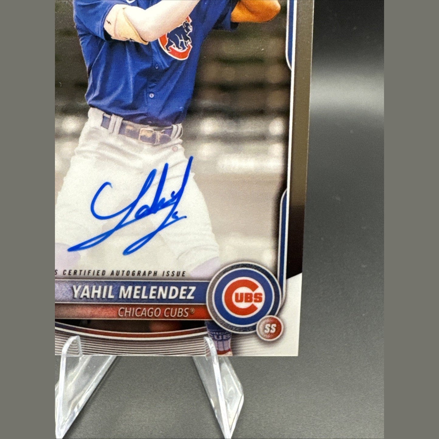 Yahil Melendez 2025 Bowman Chrome 1st Bowman Autograph Auto #CPA-YM