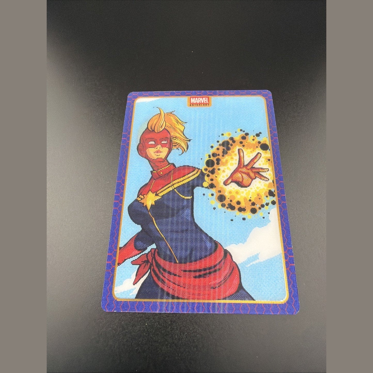 2025 Panini Marvel Anthology Treasure Box Lenticular Insert #L9 Captain Marvel