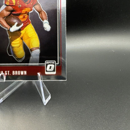 2021 Chronicles Draft Picks Donruss Optic Rated Amon-Ra St Brown #224 Rookie RC