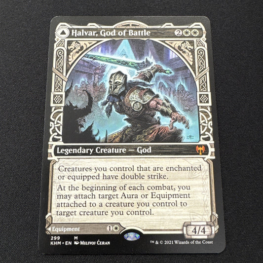 Halvar, God of Battle (Showcase) Kaldheim Regular