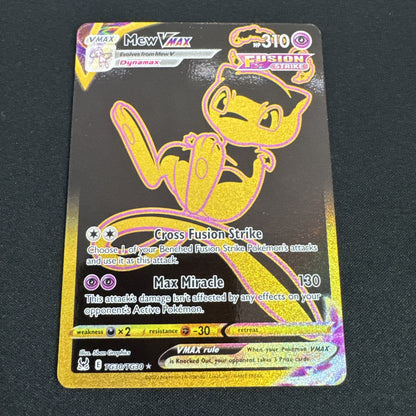 Pokémon gold  Mew VMAX sr  fusion Strike