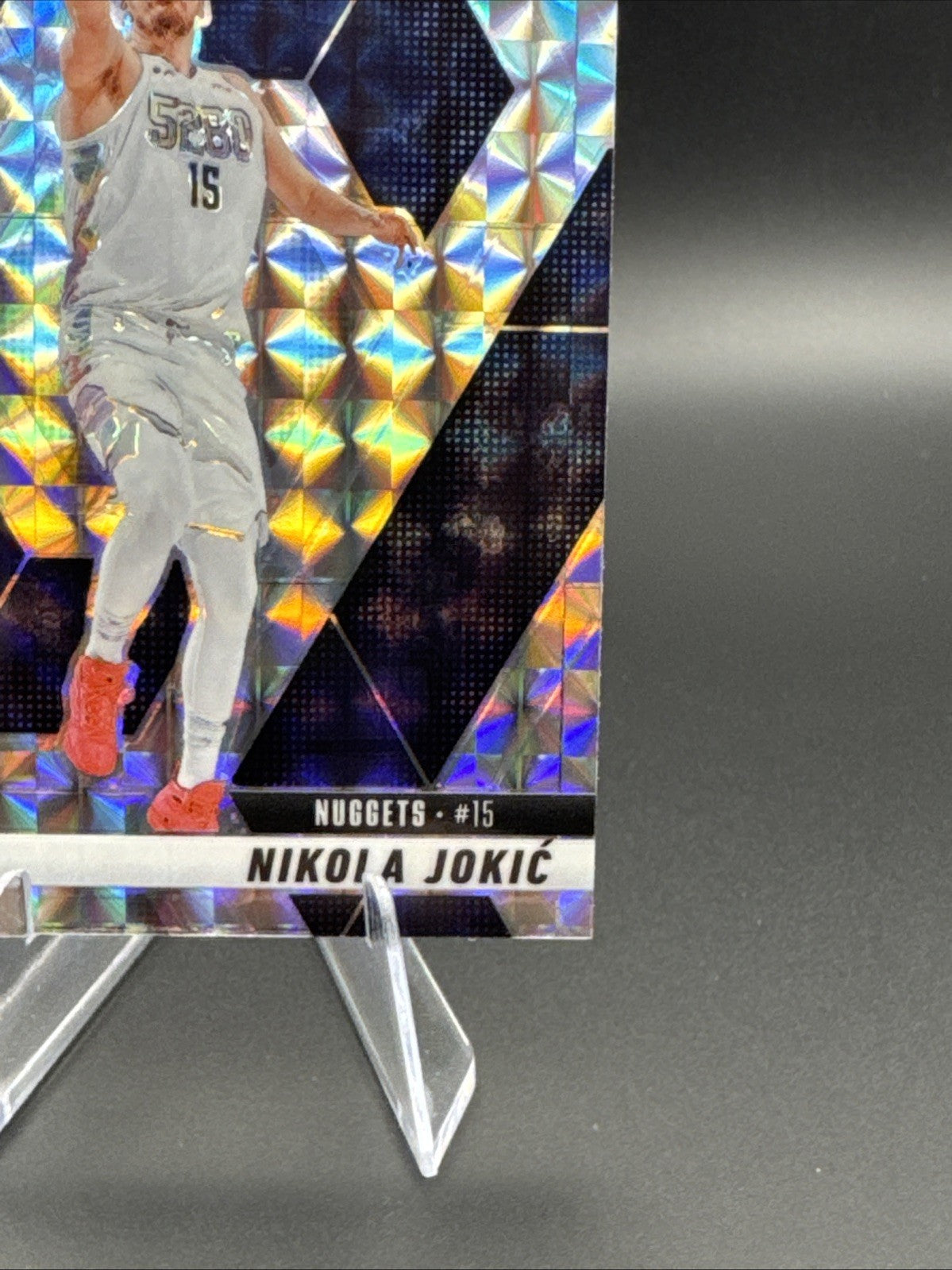 2025 Panini Mosaic- Nikola Jokic #117 Silver Mosaic Prizm