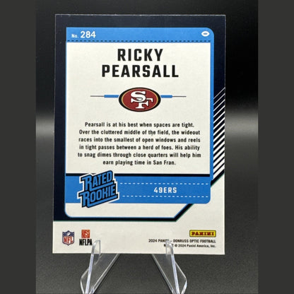 2024 Panini Donruss Optic Rated Rookie Ricky Pearsall #284 (RC)