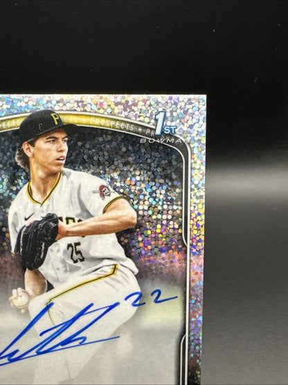 2025 Bowman Chrome Draft Seth Hernandez Sparkle Refractor Auto 28/71 #CPA-SH