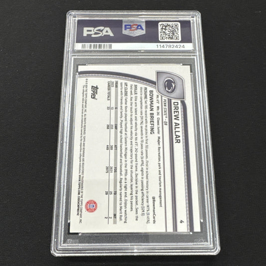 2024 Bowman University Chrome Sapphire Edition - Drew Allar #4 Gold /50 (RC)
