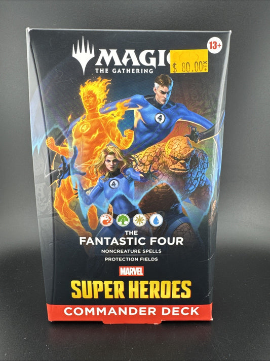Magic The Gathering Marvel Super Heroes Commander Deck - Fantastic Four 🔥
