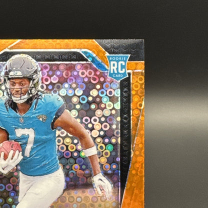 Brian Thomas Jr 2024 Panini Prizm Rookie Orange Disco Prizm #314 (RC) Jaguars
