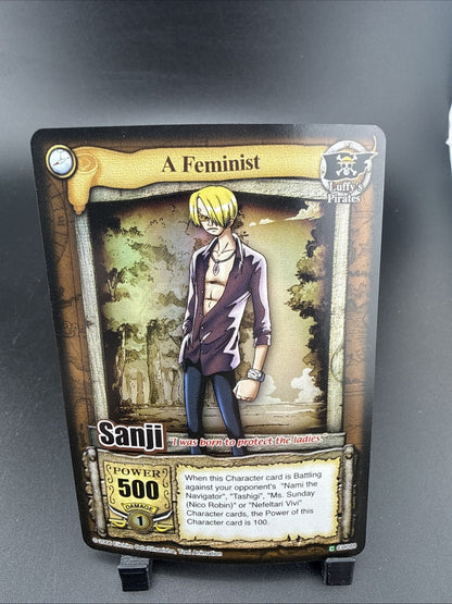 One Piece Passage to the Grand Line CCG Sanji A Feminist Foil Card CH088 (24)