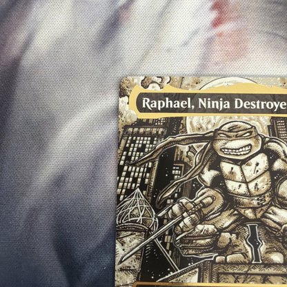 Raphael, Ninja Destroyer (Borderless) (Gold-Stamped Signature)