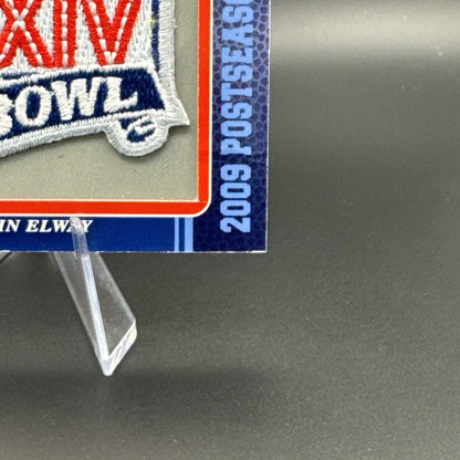 2009 Topps Postseason Patches #PPR22 John Elway SB XXIV